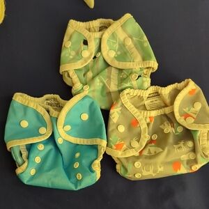 Set Of 3 Thirsties Diaper Covers Size 1